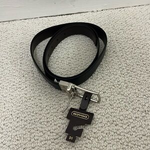 Coach adjustible leather belt